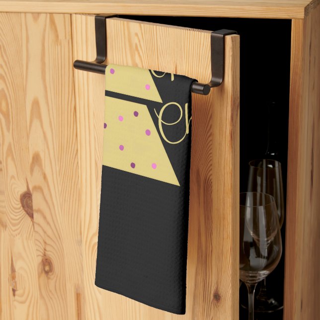 Paño De Cocina Golden Christmas Tree (Pliegue de tercios)