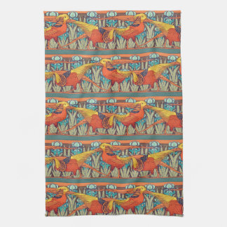 Paño De Cocina Golden Pheasant Retro