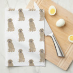 Paño De Cocina Golden Retriever<br><div class="desc">Me encanta este dulce patrón de un ilustracion acuarela de perro recuperador de oro porque es lo suficientemente clásico como para servir como neutral, ¡pero que aparece como pieza independiente! ¡Es la adición perfecta a cualquier habitación familiar, guardería, oficina o incluso a la cueva masculina! Para los regalos más dulces,...</div>