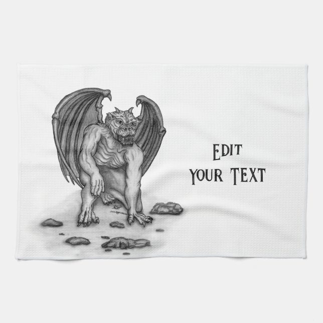Paño De Cocina Golem Gargoyle (Horizontal)
