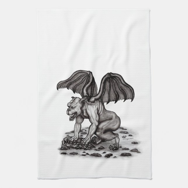 Paño De Cocina Golem Gargoyle (Vertical)