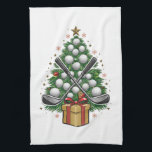 Paño De Cocina Golf Equipos de Navidad de árboles de navidad Golf<br><div class="desc">Golf Equipos de Navidad de árboles de navidad Golf</div>