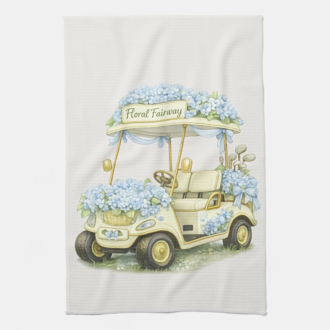 Paño De Cocina Golf Lover Tea Towel – Country Club Gift (Vertical)