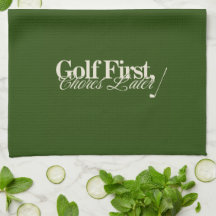 'Golf Primero, Tareas Después' Divertida Clásica V