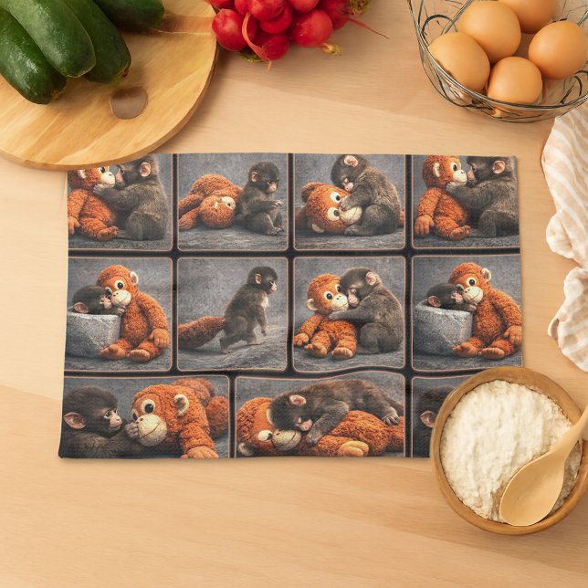 Paño De Cocina Golpea Bebé Mono (Subido por el creador)