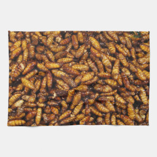 Paño De Cocina Gomas de seda fritas... Comida callejera tailandes