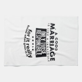 Paño De Cocina Good Marriage is Like a Casserole