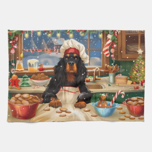 Paño De Cocina Gordon Setter Holiday Baking: Navidades festivos