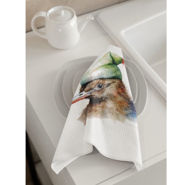 Paño De Cocina Gorra elfo Navidad, personalizado (Subido por el creador)