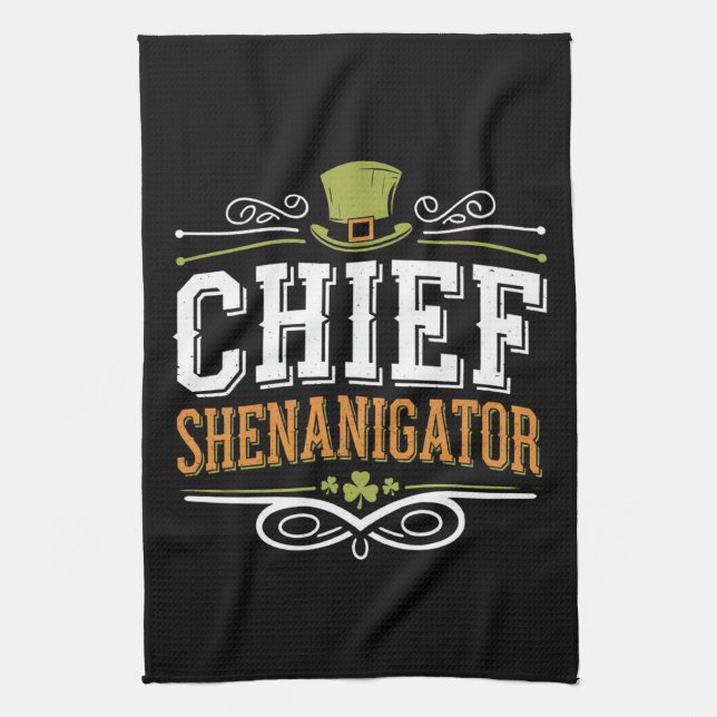 Paño De Cocina Gorra Lucky Leprechaun (Vertical)