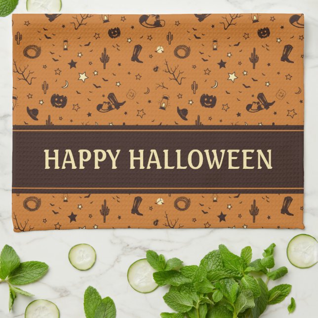 Paño De Cocina gorra occidental y botas (Doblado)