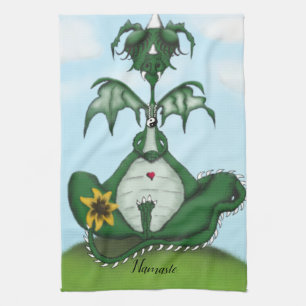 Paño De Cocina Graciosa pintura de dragones de Yogi
