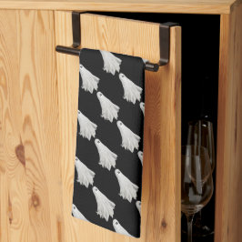 Paño De Cocina Gracioso Fantasma Del Pasado Dibujo De Halloween