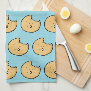 Paño De Cocina Gracioso Personalizado de cookies con Bite