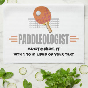 Paño De Cocina Gracioso Ping Pong