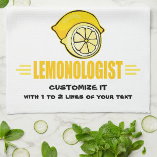 Paño De Cocina Gracioso que amo a los Lemons