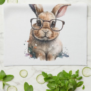 Paño De Cocina Gracioso regalo, Bunnie, Café, Amigo Regalo