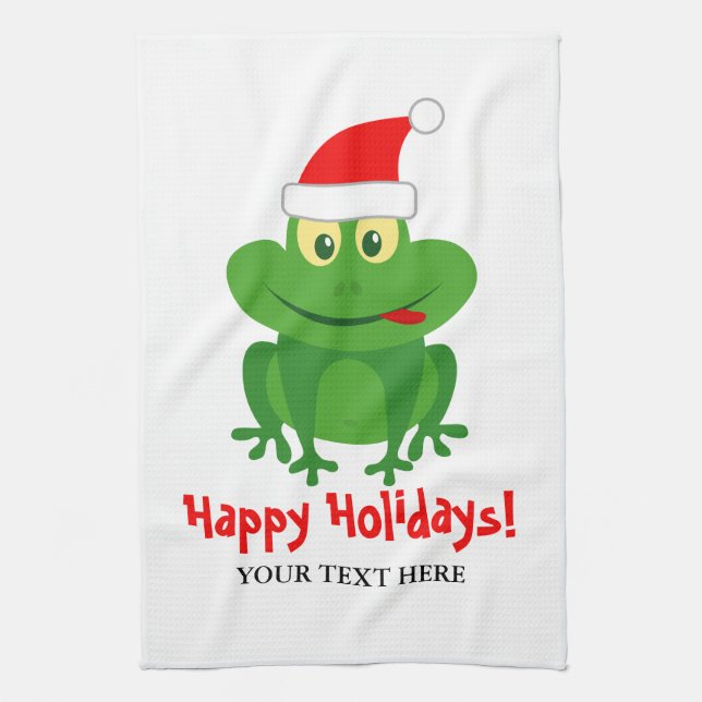 Paño De Cocina Graciosos Navidades del personalizado personalizad (Vertical)