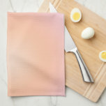 Paño De Cocina Gradiente de Fuzz de Peach<br><div class="desc">Diseño de gradiente - efecto aura - gradiente de zumbido de melocotón.</div>