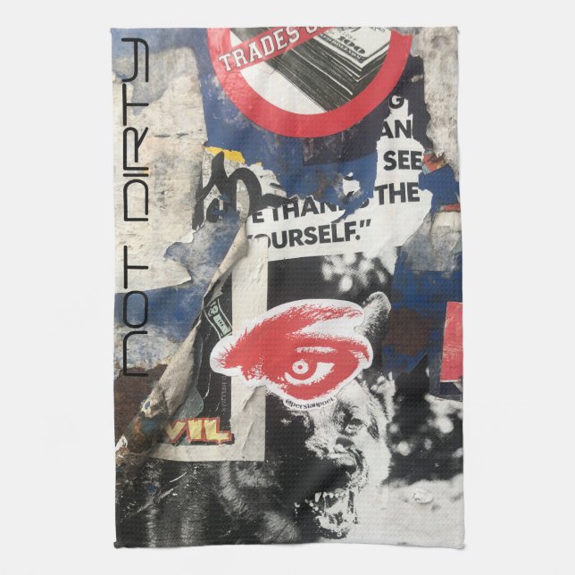 PAÑO DE COCINA GRAFFITI (Vertical)