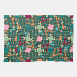 Paño De Cocina Graffiti Explosion Modern Geometric Pattern 