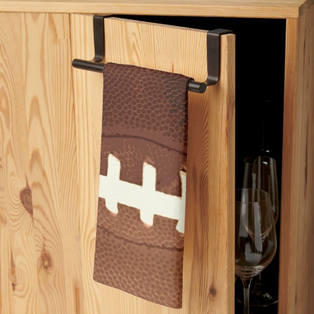 Paño De Cocina Gráfica de Football Laces (Pliegue de tercios)