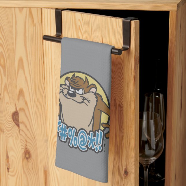 Paño De Cocina Gráfico de círculo extensivo TAZ™ (Pliegue de tercios)