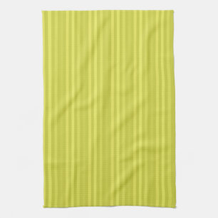 Paño De Cocina Gráfico de rayas verticales amarillo chartreuse