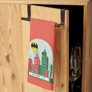 Paño De Cocina Gráfico del globo de nieve Batman Gotham City™