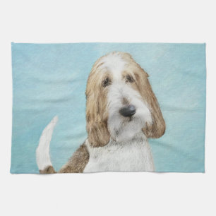 Paño De Cocina Gran Basset Griffon Vendeen - Arte Perro Original