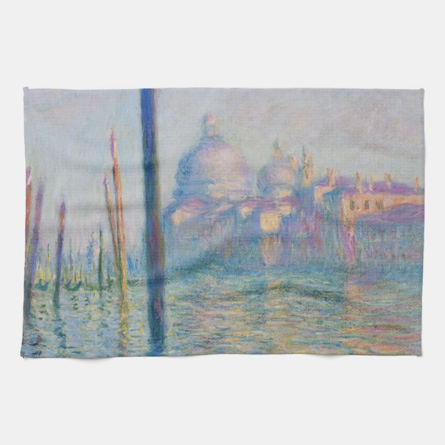 Paño De Cocina Gran Canal Monet Venecia Italia Pintura clásica (Horizontal)