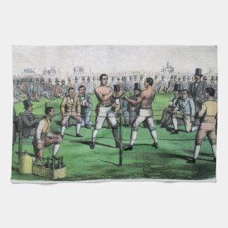 Paño De Cocina Gran lucha por el campeonato, boxeo clásico