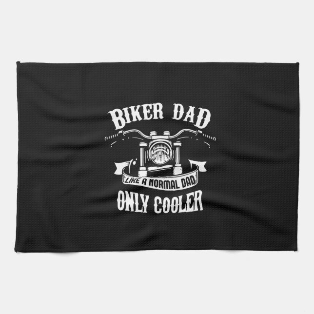 Paño De Cocina Grandfather Quotes | Best Biker Dad (Horizontal)