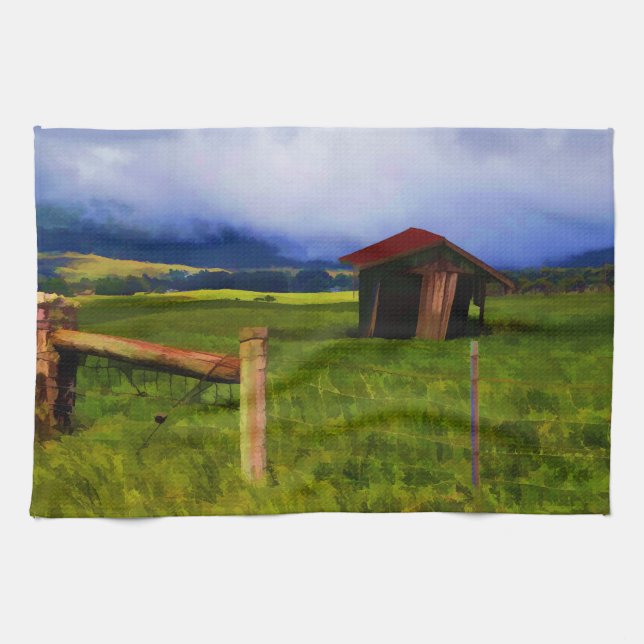 Paño De Cocina Granero viejo (Horizontal)