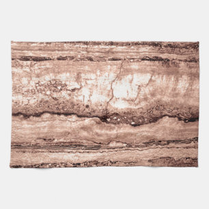 Paño De Cocina Granito naranja de sepia beige marrón moderno quem