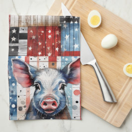 Paño De Cocina Granja de cerdo americana