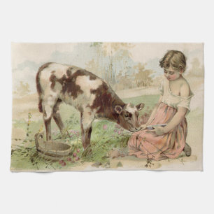 Paño De Cocina Granja del vintage