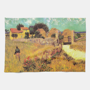 Paño De Cocina Granja en Provenza por Vincent van Gogh