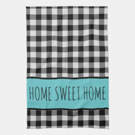 Paño De Cocina Granja personalizada de yeso negro