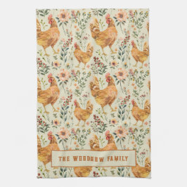 Paño De Cocina Granja Rustic Country Family Name