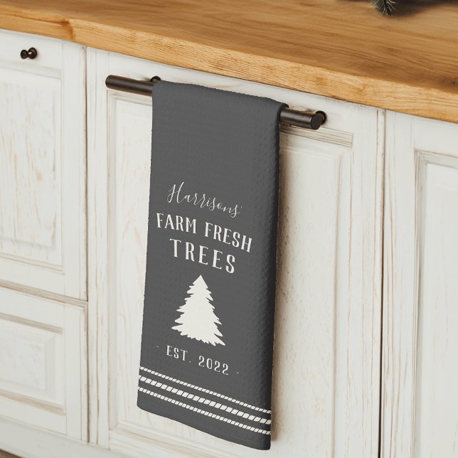 Paño De Cocina Granja rústica personalizada Árboles frescos (Subido por el creador)