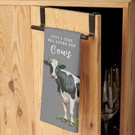 Paño De Cocina Granja | Sólo una Chica que ama a sus vacas