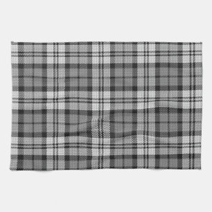Paño De Cocina Gray Blackwatch Tartan Plaid Design