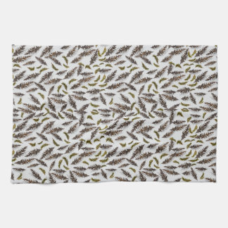 Paño De Cocina Gray Pinecones Evergreen Kitchen Towel