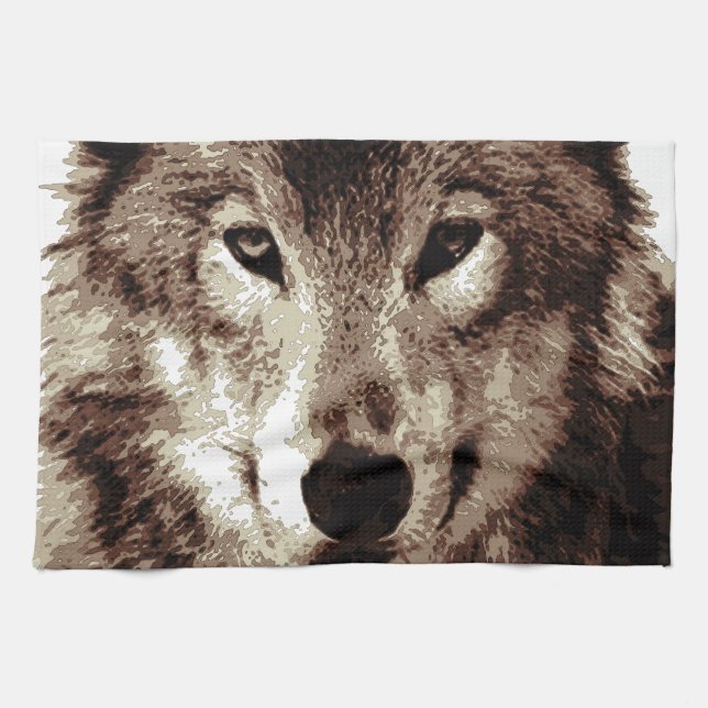 Paño De Cocina Gray Wolf (Horizontal)