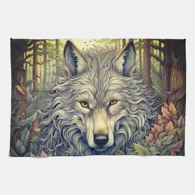 Paño De Cocina Gray Wolf (Horizontal)