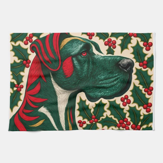 Paño De Cocina Great Dane Tea Towel (Horizontal)