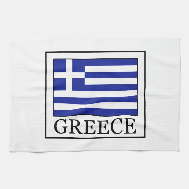 Paño De Cocina Grecia (Horizontal)