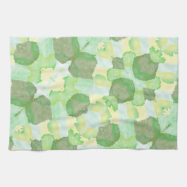 Paño De Cocina Green abstract art Magical wallpaper