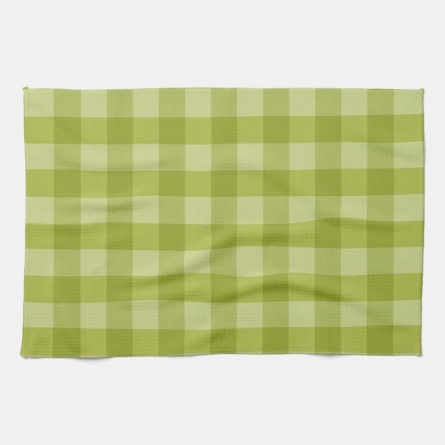Paño De Cocina Green gingham (Horizontal)